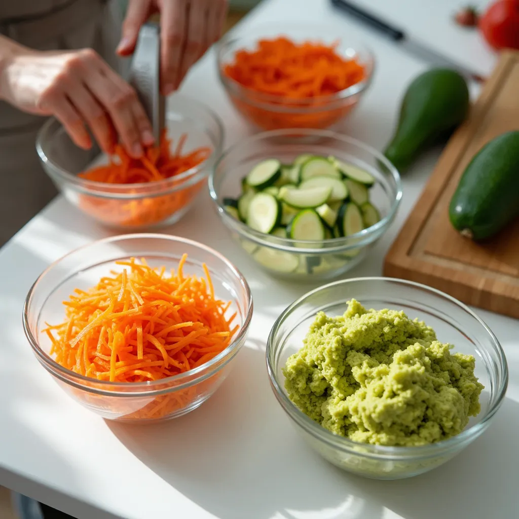 How to Prepare the Vegetables