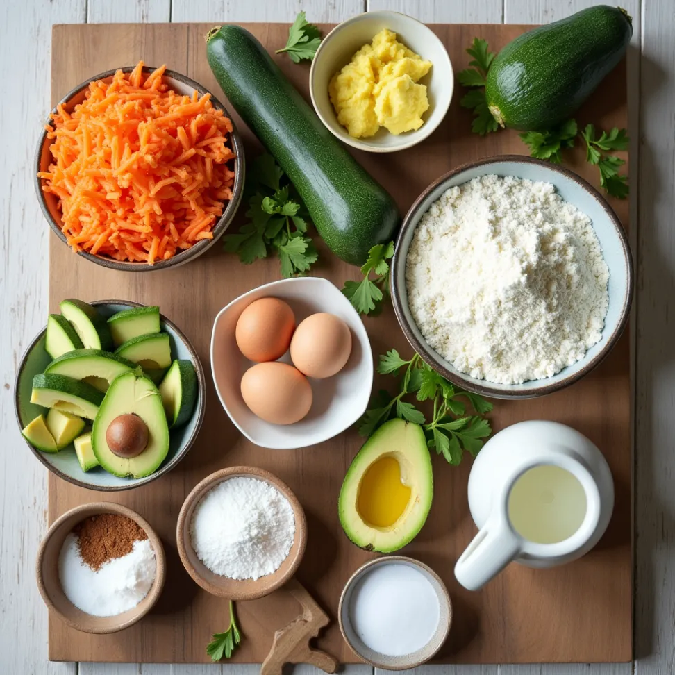 Ingredients for Veggie Cake