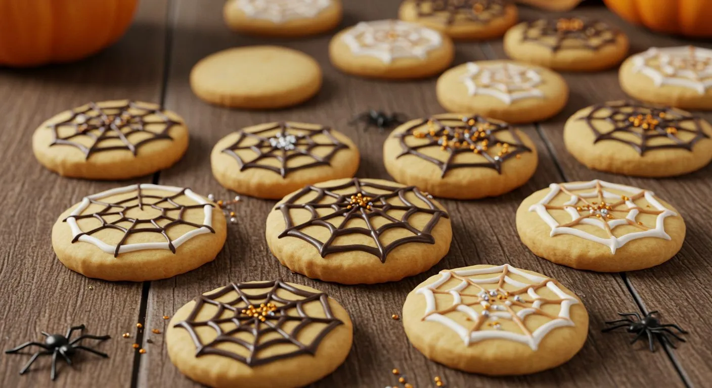 spider web cookie stamp cookies easy recipe