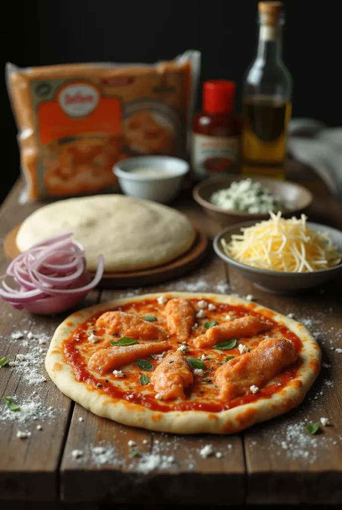 Ingredients Needed for Buffalo Chicken Pizza