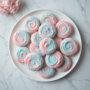 cotton candy cookies_dessert