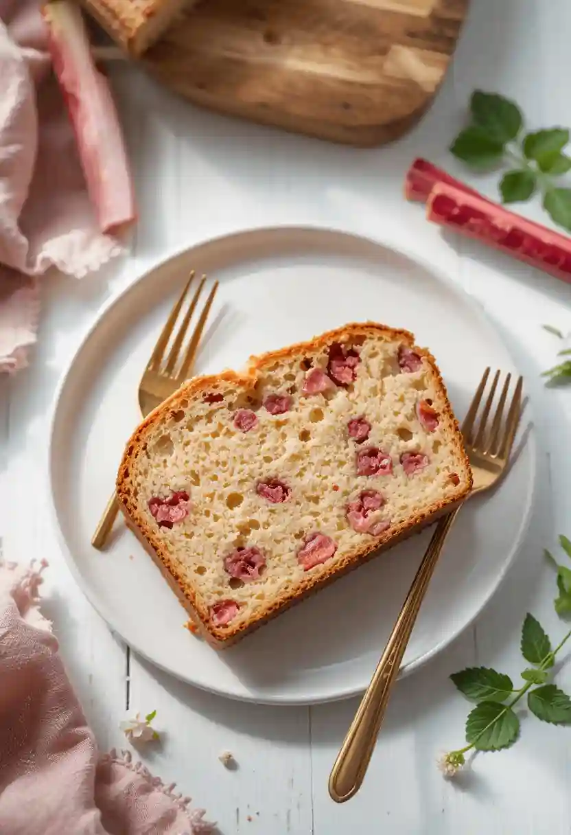 Homemade Rhubarb Bread – Simple, Moist, and Full of Flavor