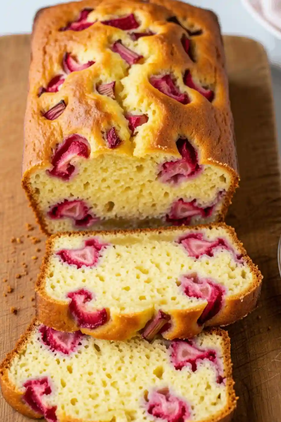 Rhubarb Bread Recipe homemade dessert