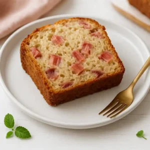 homemade rhubarb bread